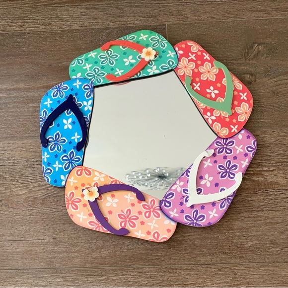 Colorful Flip-Flop Mirror - Picture 1 of 8